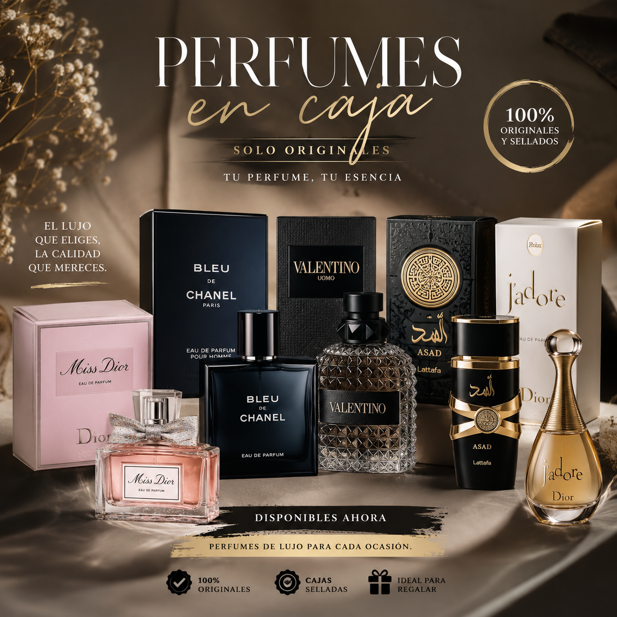 PERFUMES EN CAJAS